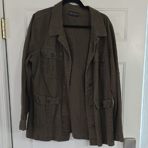 Forever 21 Olive Green Plus Size Jacket